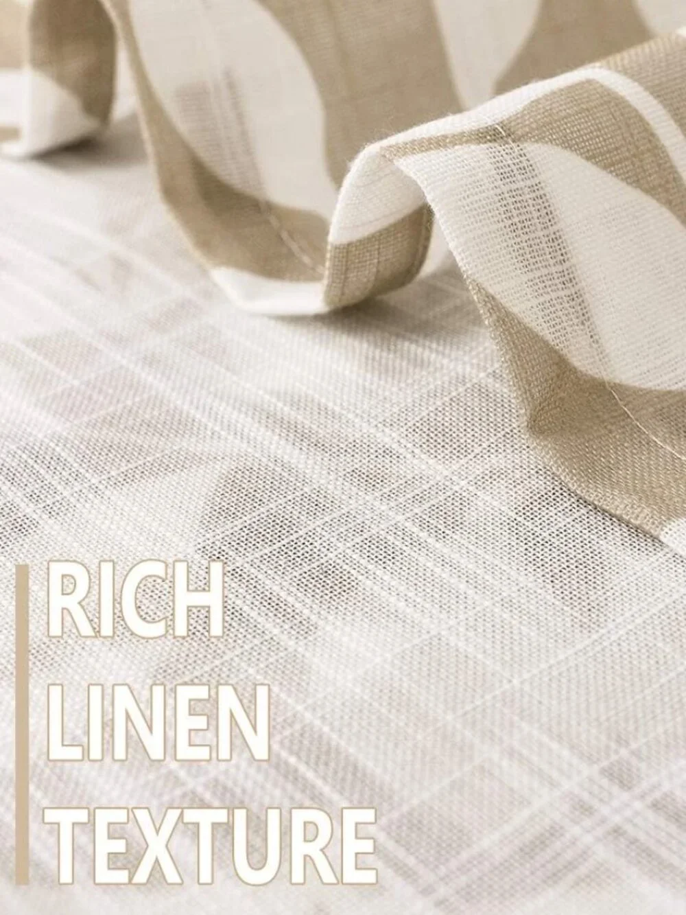 Leaf Print ✨ Semi-Sheer Curtains 52x84